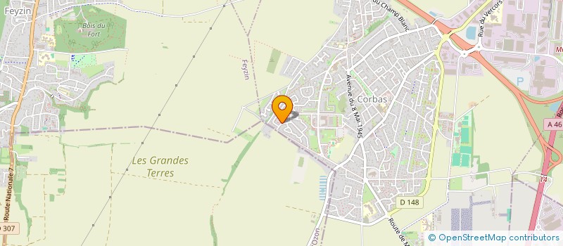 localisation de l'entreprise MADAME CATHERINE MICHALLON  CORBAS