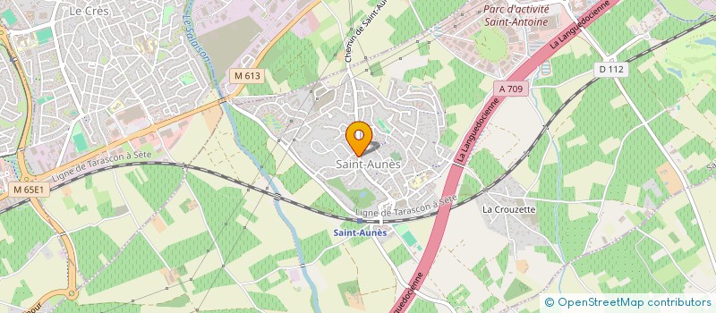 localisation de l'entreprise MADAME CATHERINE MICHAUD  SAINT-AUNES