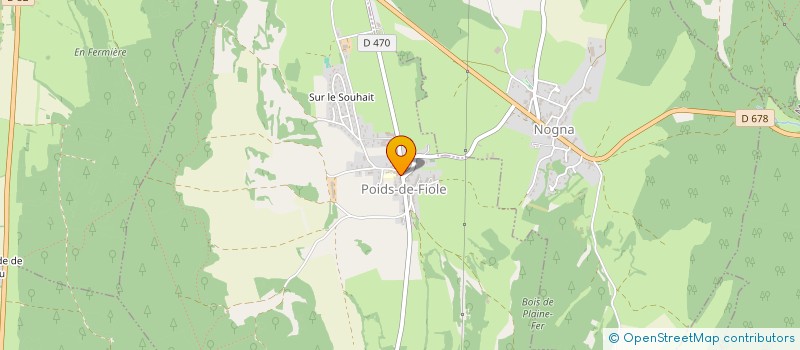 localisation de l'entreprise MADAME CATHERINE MICHAUD à POIDS-DE-FIOLE