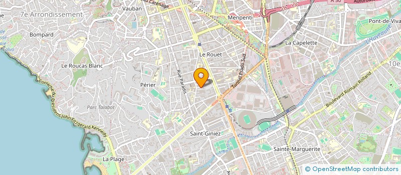 localisation de l'entreprise MADAME CATHERINE MICHAUD à MARSEILLE