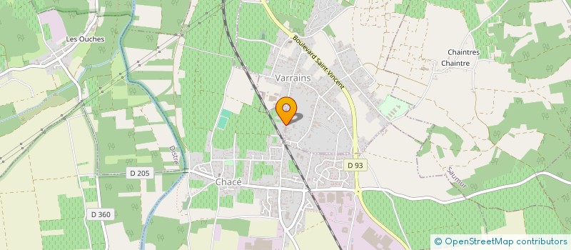localisation de l'entreprise MADAME CATHERINE MICHAULT à BELLEVIGNE-LES-CHATEAUX