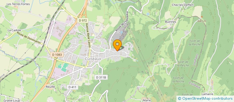 localisation de l'entreprise MADAME CATHERINE MICHEL  CUISEAUX