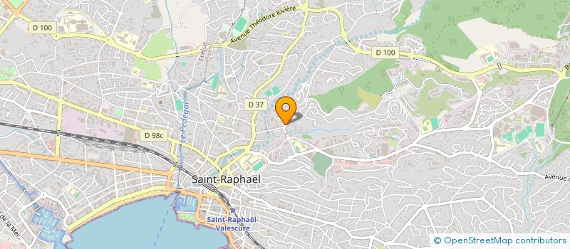 localisation de l'entreprise MADAME CATHERINE MICHELLE SIMONIN  SAINT-RAPHAEL