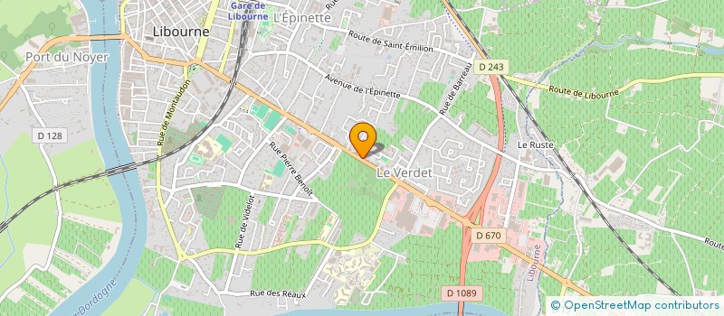 localisation de l'entreprise MADAME CATHERINE MICHENET à LIBOURNE