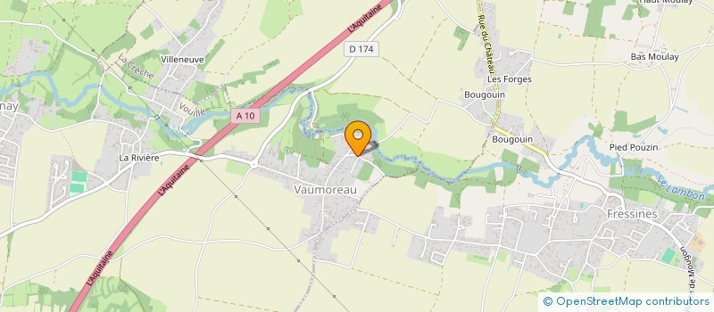 localisation de l'entreprise MADAME CATHERINE MIGAULT  VOUILLE