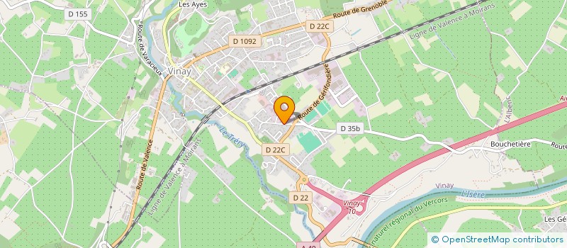 localisation de l'entreprise MADAME CATHERINE MIGDAL  VINAY