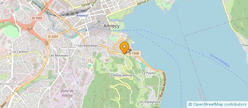 localisation de l'entreprise MADAME CATHERINE MIGEON à ANNECY