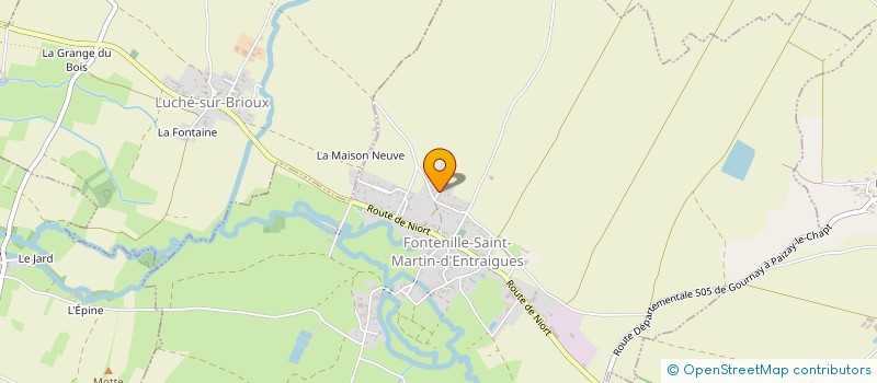 localisation de l'entreprise MADAME CATHERINE MIGNARD  FONTENILLE-SAINT-MARTIN-D'ENTRAIGUES