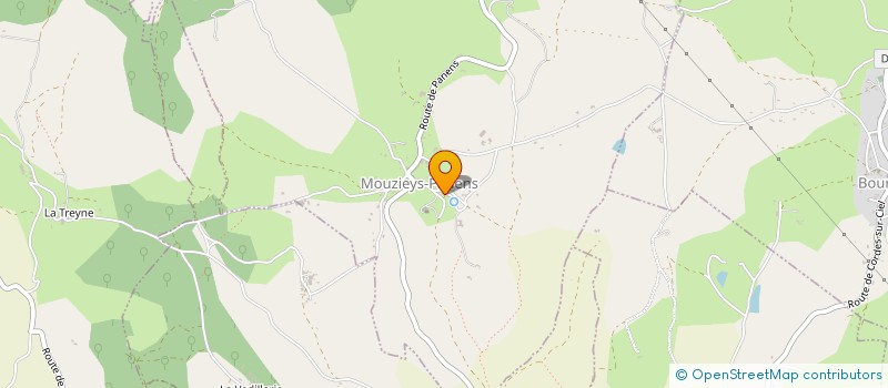 localisation de l'entreprise MADAME CATHERINE MIGOUT  BOURNAZEL