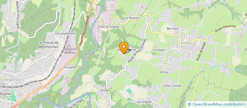 localisation de l'entreprise MADAME CATHERINE MIGUET  VILLAZ