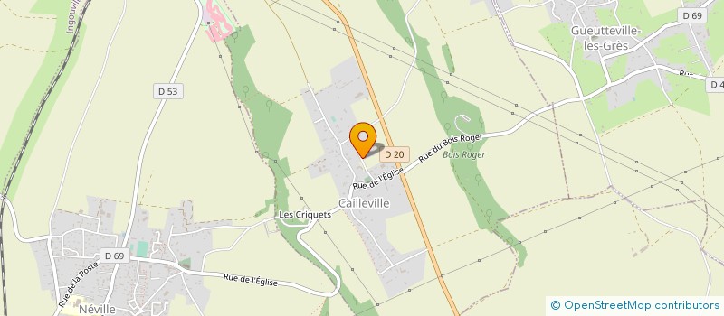 localisation de l'entreprise MADAME CATHERINE MILON  CAILLEVILLE