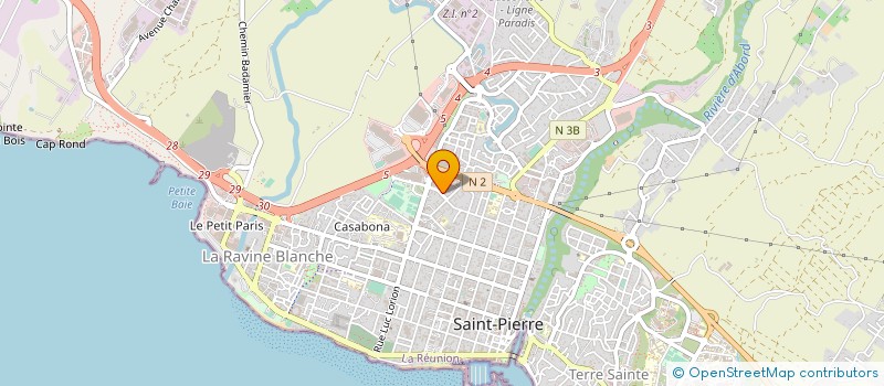 localisation de l'entreprise MADAME CATHERINE MIMRAN à SAINT-PIERRE