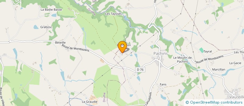 localisation de l'entreprise MADAME CATHERINE MIRABEL  VAUREILLES