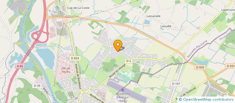 localisation de l'entreprise MADAME CATHERINE MIRAILH  AIRE-SUR-L'ADOUR