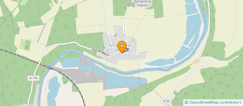 localisation de l'entreprise MADAME CATHERINE MIRO  ARMENTIERES-EN-BRIE