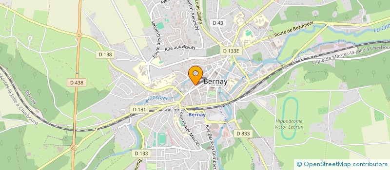 localisation de l'entreprise MADAME CATHERINE MOISY à BERNAY