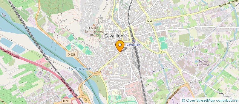 localisation de l'entreprise MADAME CATHERINE MOLLET  CAVAILLON