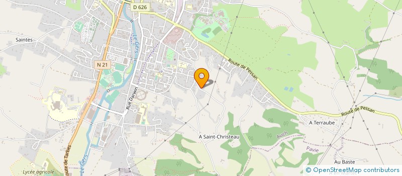 localisation de l'entreprise MADAME CATHERINE MOLNAR  AUCH