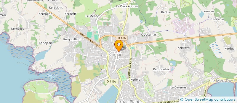 localisation de l'entreprise MADAME CATHERINE MOLVEAU  CARNAC