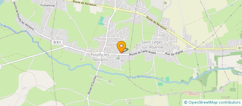 localisation de l'entreprise MADAME CATHERINE MONDON  POUILLY-LES-NONAINS