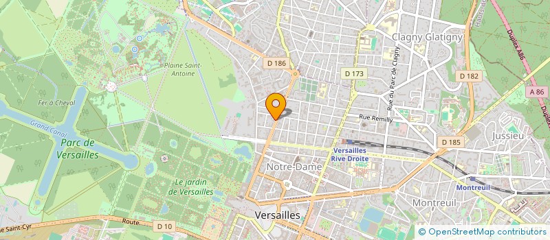 localisation de l'entreprise MADAME CATHERINE MONIN à VERSAILLES