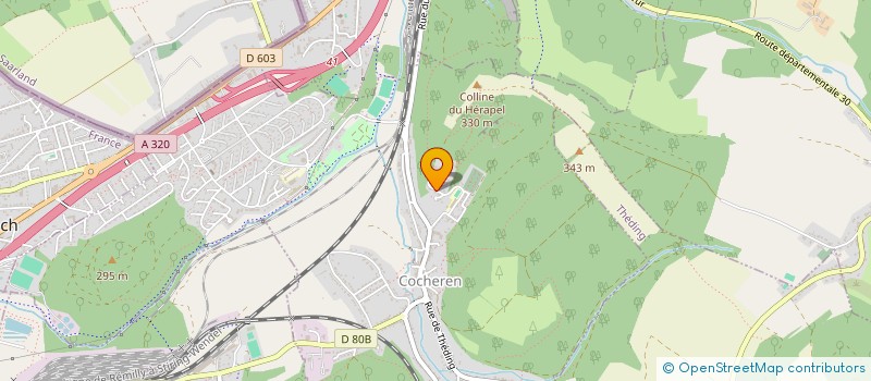 localisation de l'entreprise MADAME CATHERINE MONIQUE GULDNER  COCHEREN