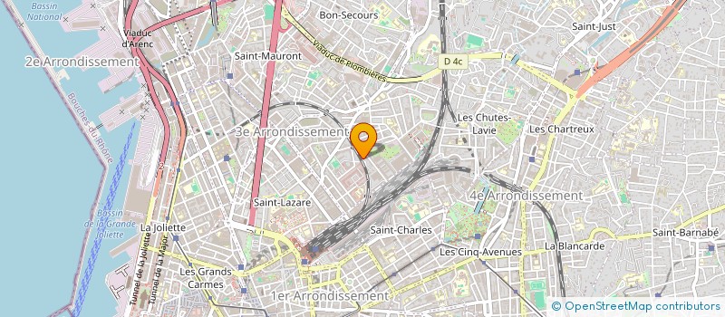 localisation de l'entreprise MADAME CATHERINE MONNY LOBE  MARSEILLE