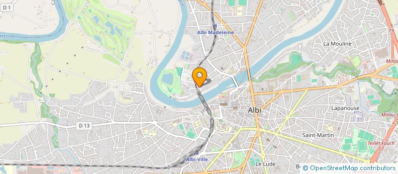 localisation de l'entreprise MADAME CATHERINE MONSARRAT à ALBI