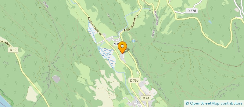 localisation de l'entreprise MADAME CATHERINE MONTAGNAT  LHUIS