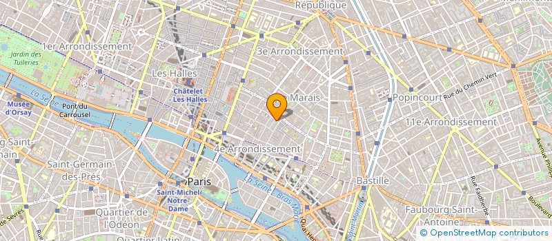 localisation de l'entreprise MADAME CATHERINE MONTAGNE à PARIS