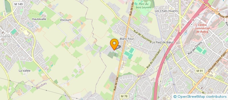 localisation de l'entreprise MADAME CATHERINE MONTERO  RONCQ