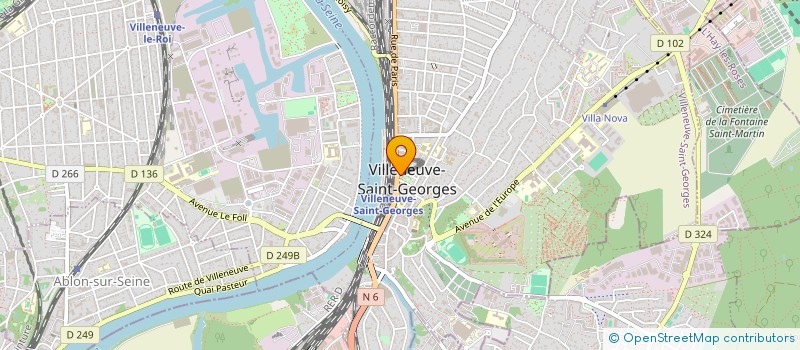 localisation de l'entreprise MADAME CATHERINE MONTEROSSI  VILLENEUVE-SAINT-GEORGES