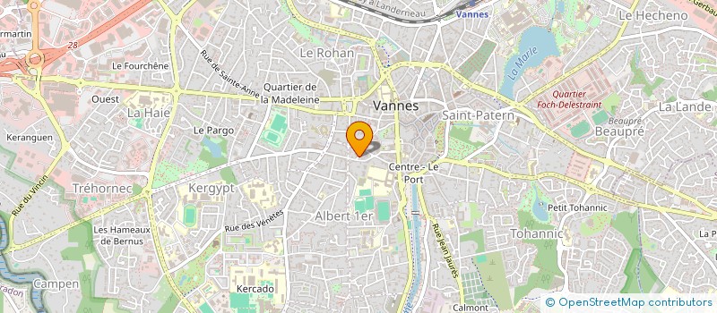 localisation de l'entreprise MADAME CATHERINE MONTEZ à VANNES