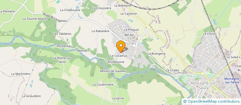 localisation de l'entreprise MADAME CATHERINE MORAIS  MORTAGNE-SUR-SEVRE