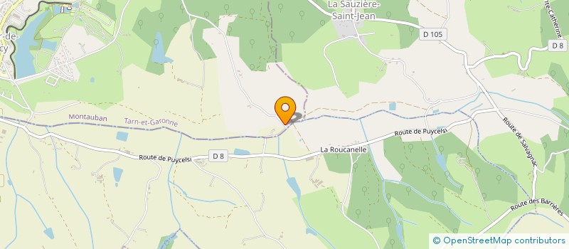 localisation de l'entreprise MADAME CATHERINE MOREAU  MONCLAR-DE-QUERCY