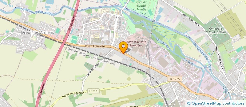 localisation de l'entreprise MADAME CATHERINE MOREAU  AMIENS