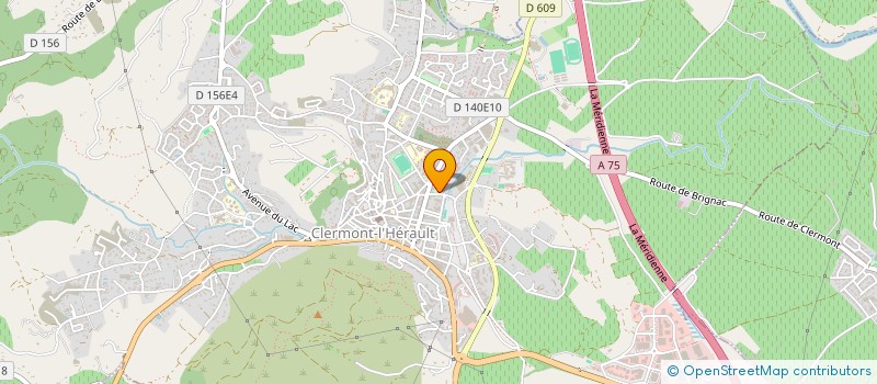 localisation de l'entreprise MADAME CATHERINE MOREL  CLERMONT L HERAULT