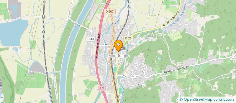 localisation de l'entreprise MADAME CATHERINE MOREL  MONDRAGON