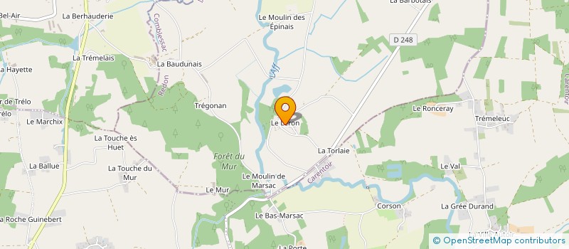 localisation de l'entreprise MADAME CATHERINE MORICE  COMBLESSAC