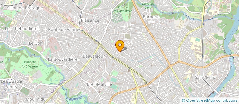 localisation de l'entreprise MADAME CATHERINE MORIN  NANTES