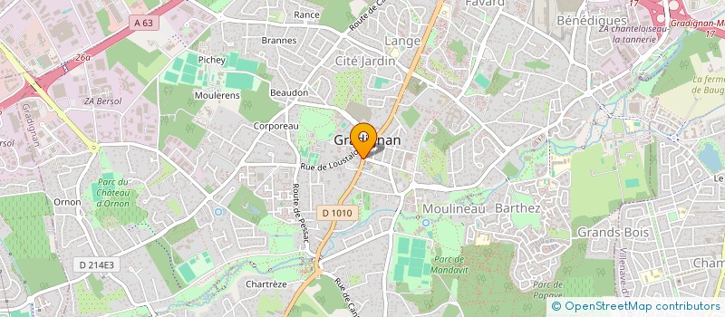 localisation de l'entreprise MADAME CATHERINE MORIN  GRADIGNAN