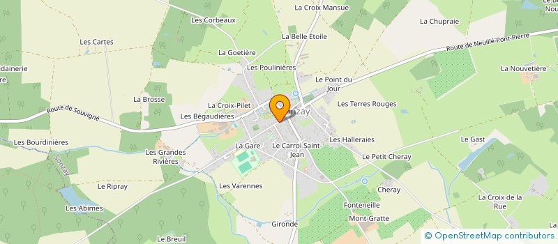 localisation de l'entreprise MADAME CATHERINE MORIN à SONZAY