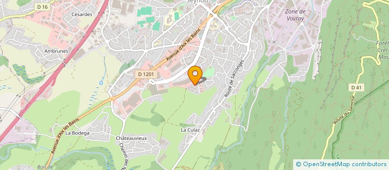 localisation de l'entreprise MADAME CATHERINE MORISEAU à ANNECY