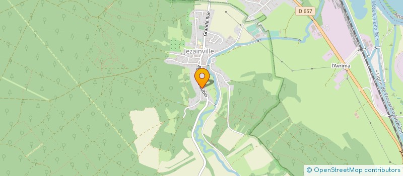 localisation de l'entreprise MADAME CATHERINE MORLOT  JEZAINVILLE