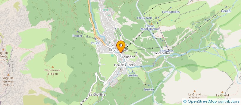 localisation de l'entreprise MADAME CATHERINE MORLOT  PRALOGNAN-LA-VANOISE