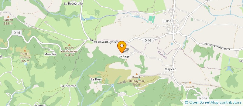 localisation de l'entreprise MADAME CATHERINE MOUILLAUD à CONQUES-EN-ROUERGUE