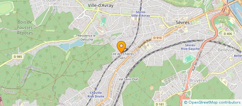 localisation de l'entreprise MADAME CATHERINE MOULY à SEVRES