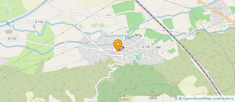 localisation de l'entreprise MADAME CATHERINE MOYEMONT  ALLEINS