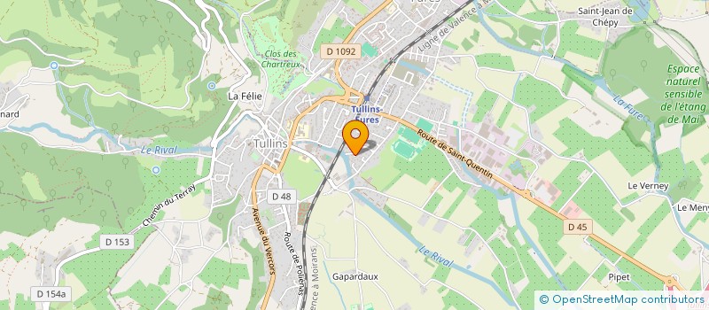 localisation de l'entreprise MADAME CATHERINE MOYNIER  TULLINS