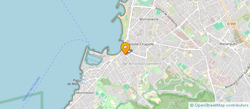 localisation de l'entreprise MADAME CATHERINE MREJEN à MARSEILLE 8EME
